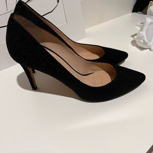 Aquatalia size 10.5 Elegant Black Women's Heels made in Italy